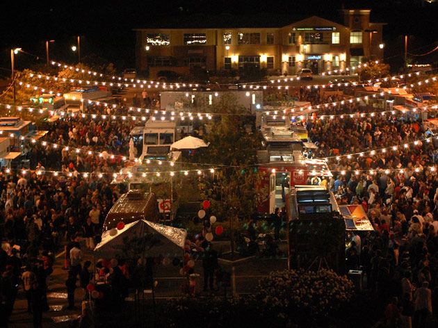Food truck at festival
